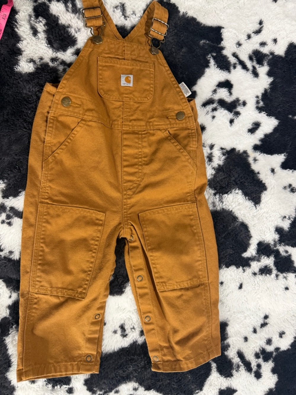 Carhartt Kids' Caramel Brown Overalls